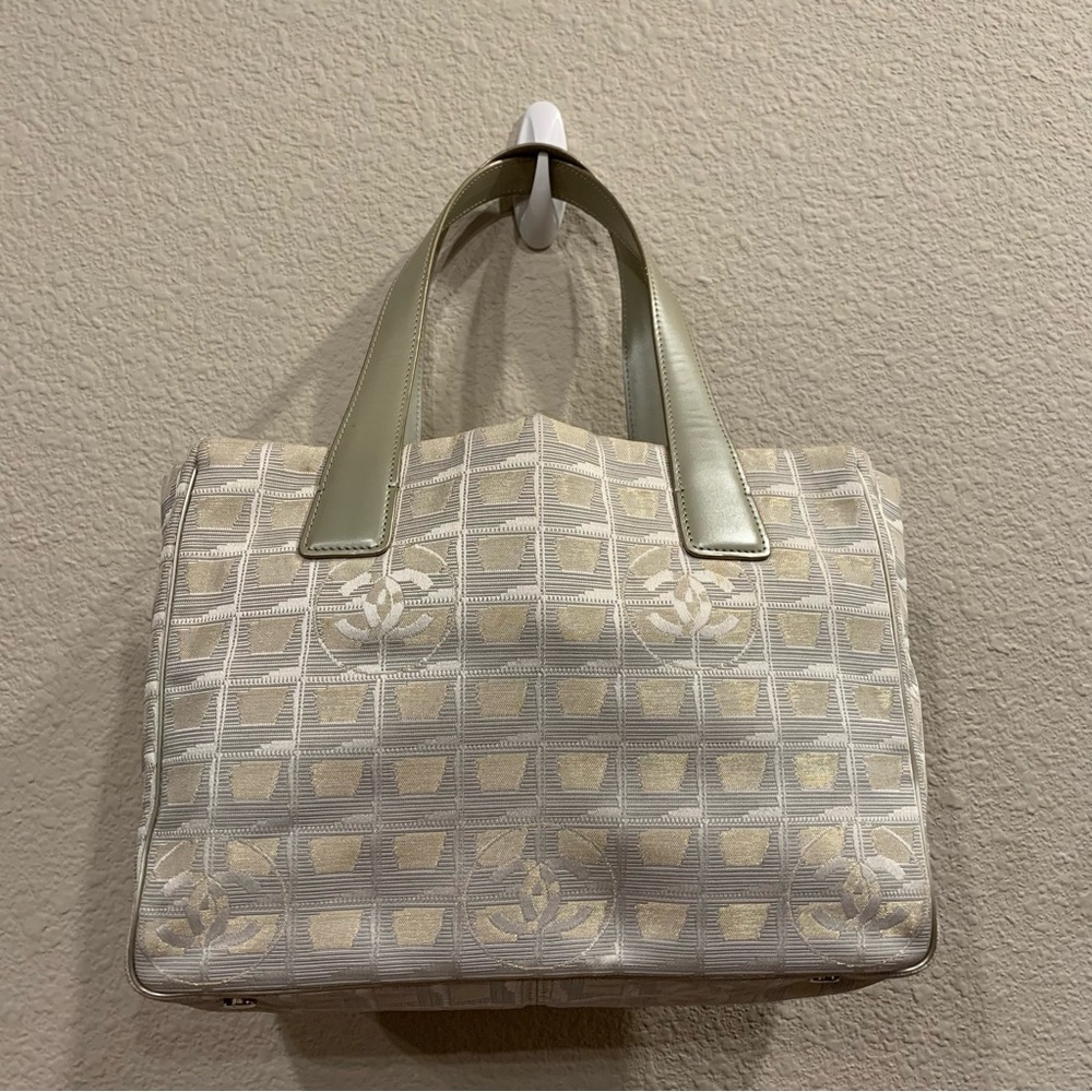 Authentic Chanel Travel Line Tote Bag